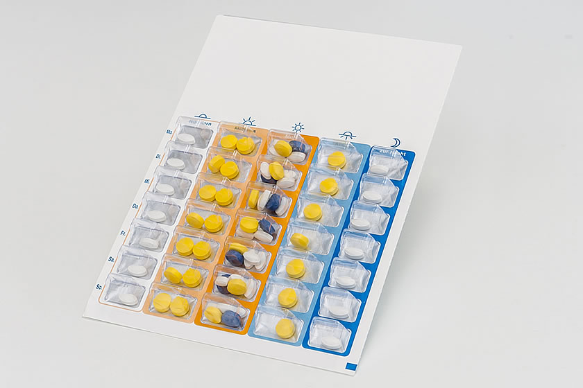 Patientenindividuelle Verblisterung Arzneimittel im Blisterzentrum Hameln für Blister Arzneimittel und die Verblisterung von Medikamenten. Blisterzentrum zur Verblisterung von Arzneimitteln in Blister Verpackungen für eine Patientenindividuelle Verblisterung aus Hameln.